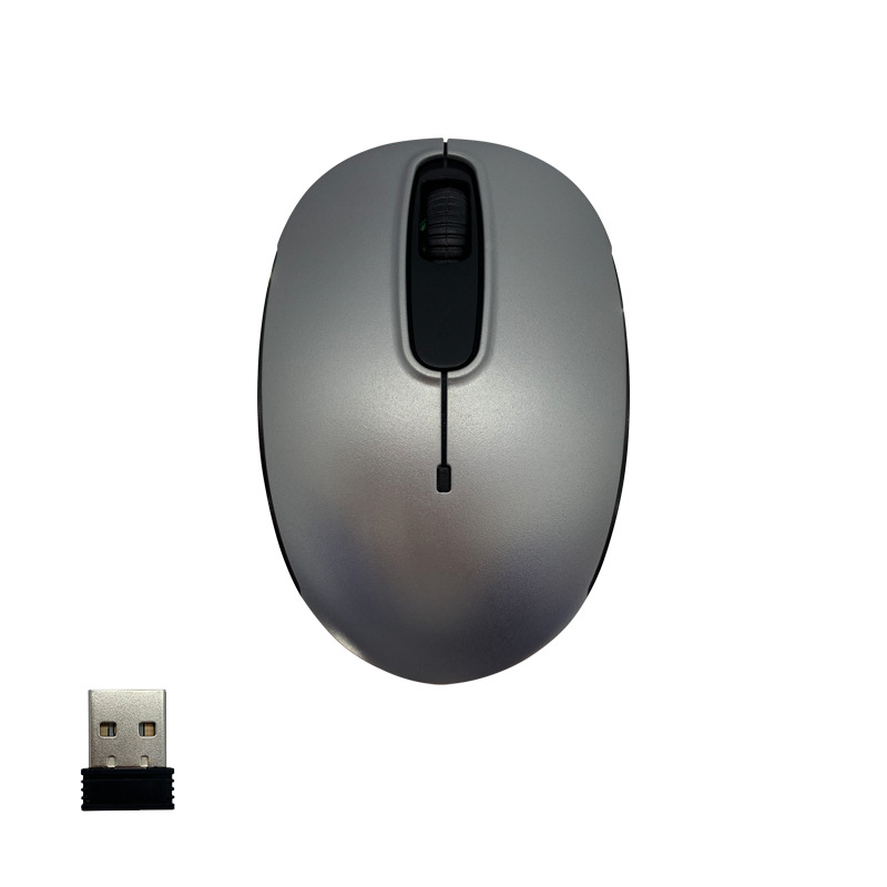 Mini souris d&#39;ordinateur sans fil, 2.4Ghz, pour la maison, le bureau, ordinateur portable: Argent