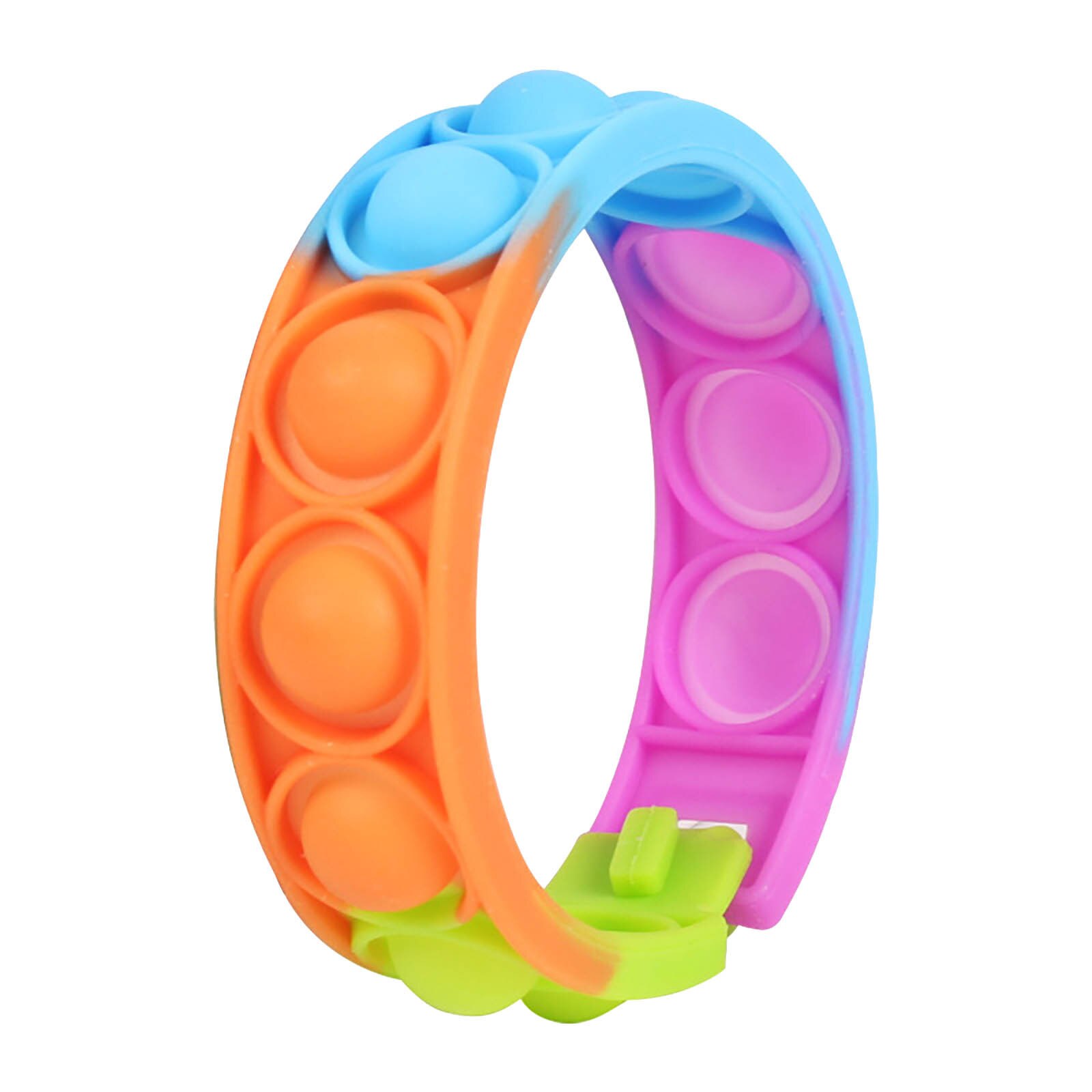 Zappeln Spielzeug für freundlicher drücken Popet Grübchen Armbinde Dekompression Spielzeug für Erwachsene Mädchen Antistress Presse seine blasiert Sensorischen Spielzeug: B