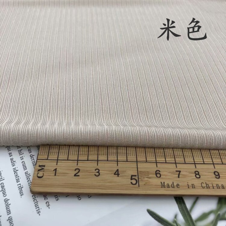 Bred 59 " sommer is silke side 4- vejs stretch rib strik stof spandex rayon materiale pit stripe kjole brede ben bukser stof