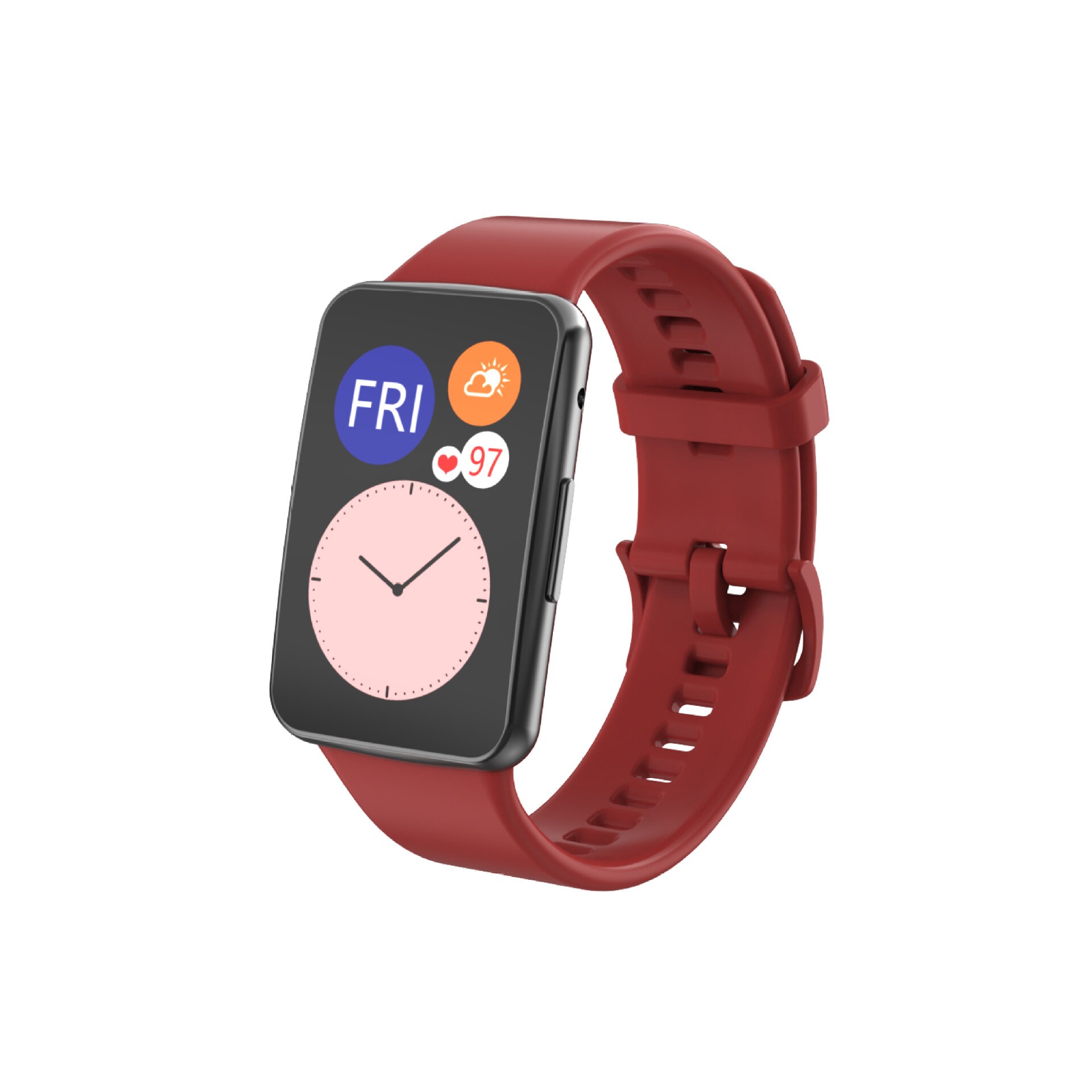 Pulseira para huawei relógio ajuste pulseira de substituição esporte pulso cor tpu esporte silicone pulseira original novo com ferramenta: strap 6