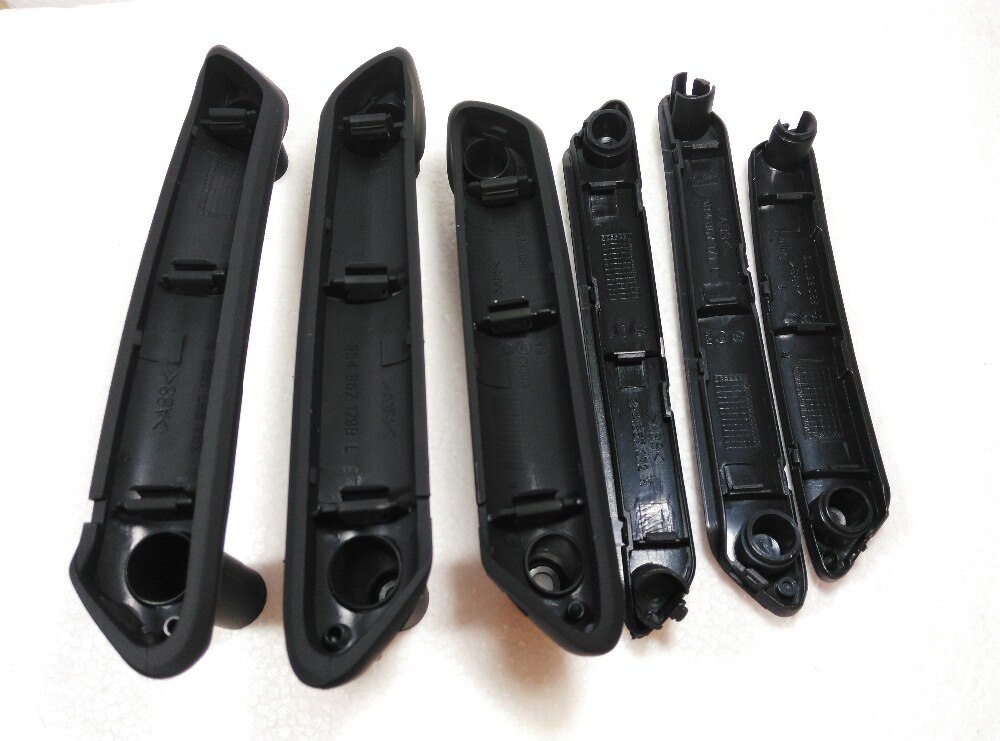6 stks/set Zwart Interieur Deurklink Met Trim Voor Volkswagen Passat B5 innerlijke armsteun