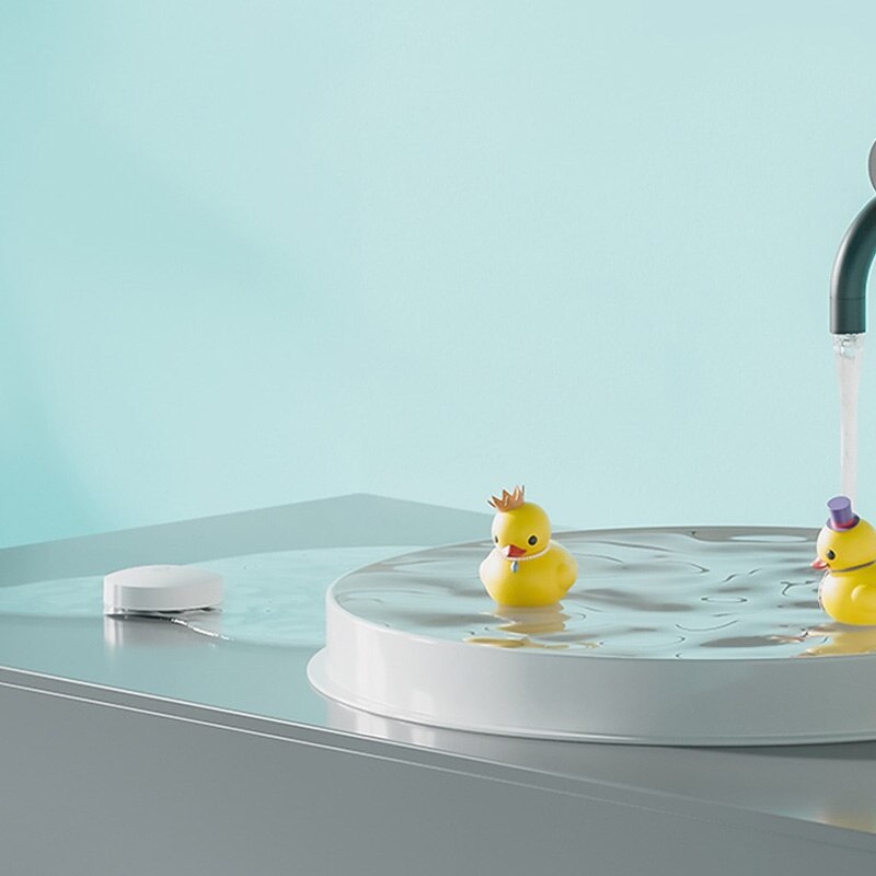 Xiaomi mijia draadloze overstromingssensor voor onderdompeling in water, waterdichte mijia app-afstandsbediening, afstandsbediening voor slimme woningbeveiliging