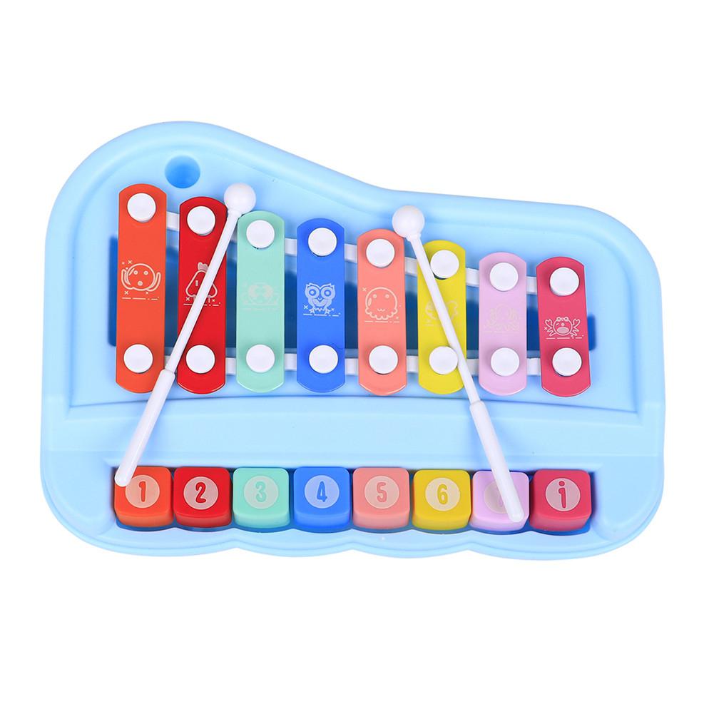 Børns slag på klaver percussion instrument miljømæssige abs farverige barn musik pædagogisk legetøj musikalsk legetøj til børn spil