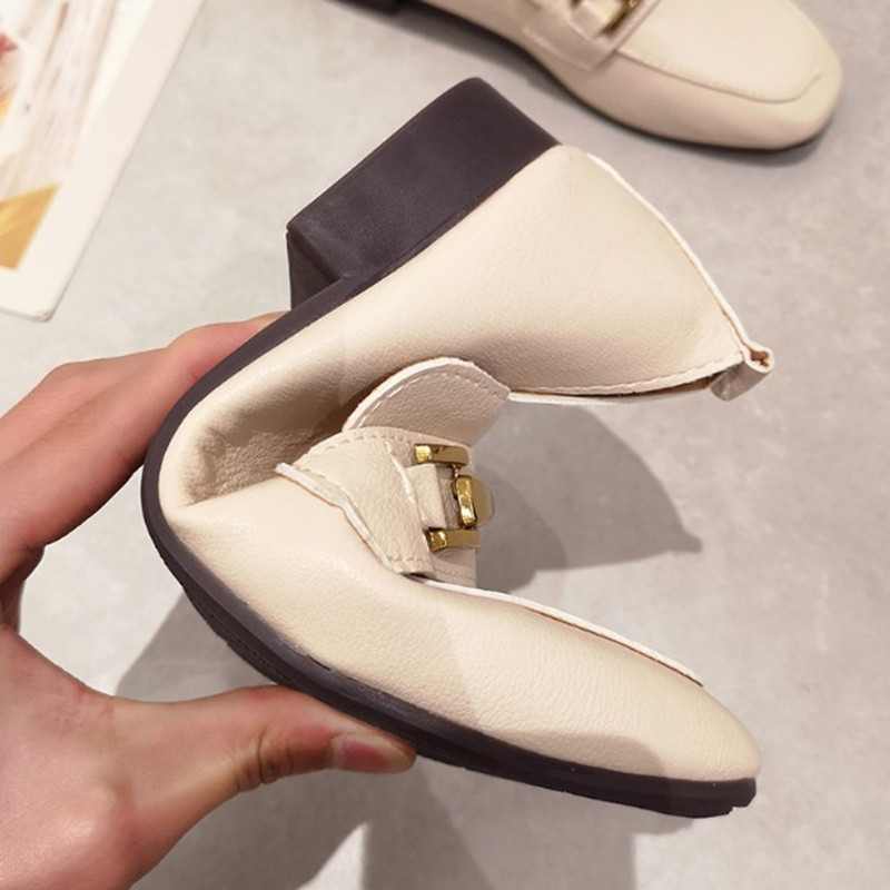 vrouwen platte schoenen herfst instappers dames platte schoenen pu leer zachte bodem vrouwelijke schoenen