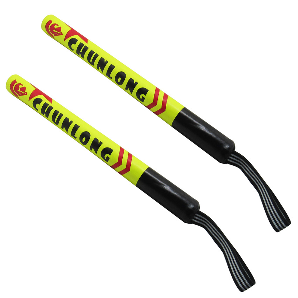 2 stk boksning træningspinde holdbart værktøj, der bekæmper koordination agility stansepuder fleksibilitet, der kæmper målhastighedsreaktion: Fluorescerende gul