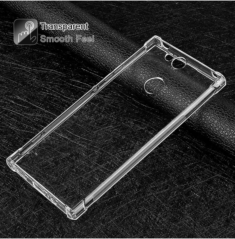 Zachte TPU Siliconen Shockproof Clear Phone Case Voor Sony Xperia Xa X Prestaties XA E5 XZ XZS XZ Premium XA1 ultra Case Cover: For Sony Xperia XA1