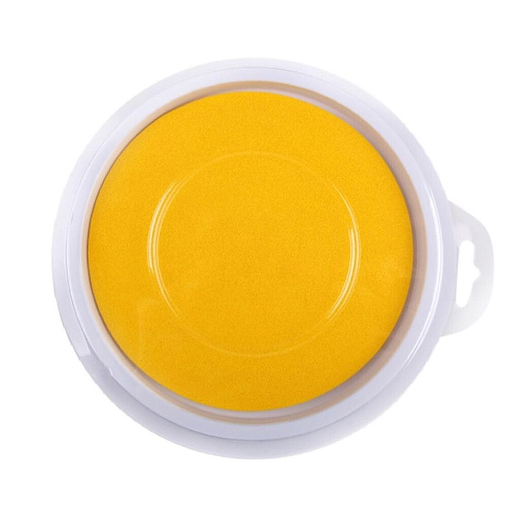 Lembrança cuidados com o bebê não-tóxico handprint pegada impressão mão kit de fundição recém-nascido inkless almofada de tinta infantil brinquedos do bebê novo: yellow