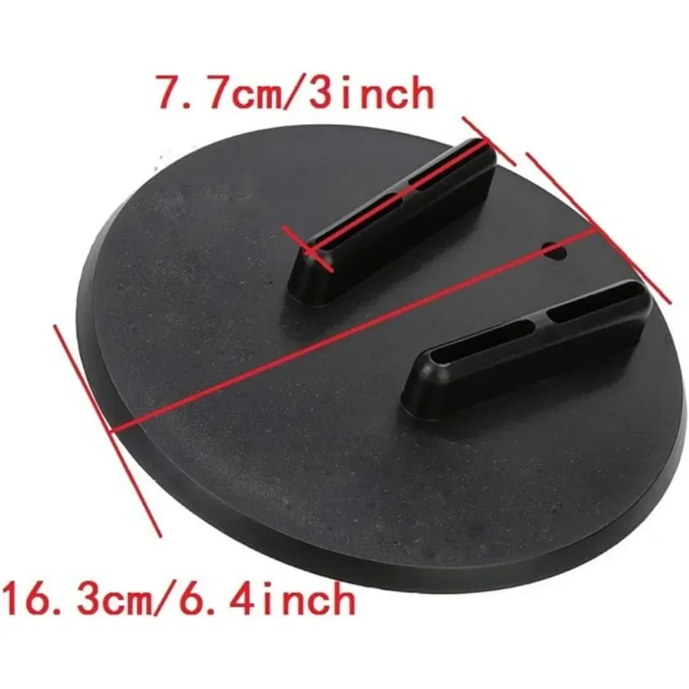 La maggior parte delle parti generali dell'attrezzatura del motociclo cavalletto del motociclo Pad Kick Stand Coaster Puck piastra di supporto del supporto del parcheggio