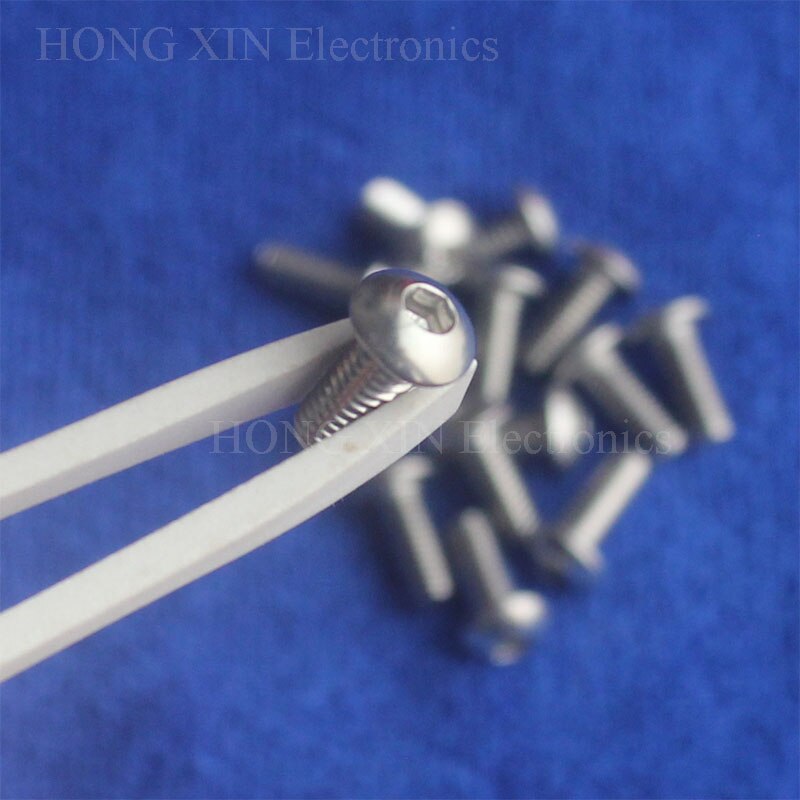 15pcs M4 Metric Thread 304 stainless steel Hexagon Socket Button Head Cap Screw Bolts Round Head M4*10mm screw nut