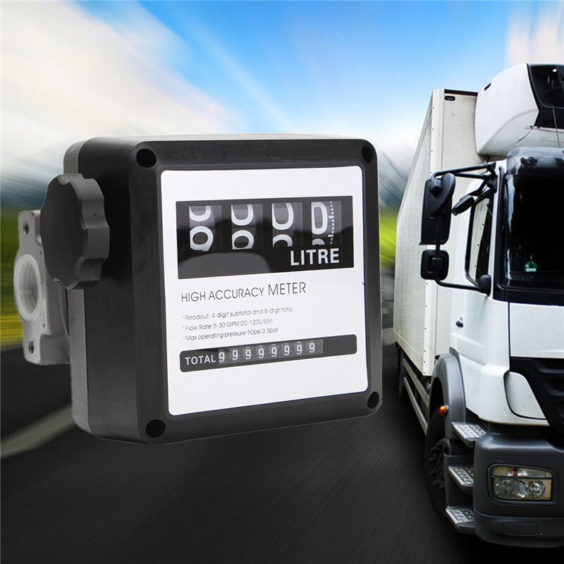 4 digitaalista diesel-kaasu-polttoöljyvirtausmittarin annostelulaitteen mittaria, erittäin tarkka ja joustava vaakasuuntainen 5-30 gmp /20-120l/ min