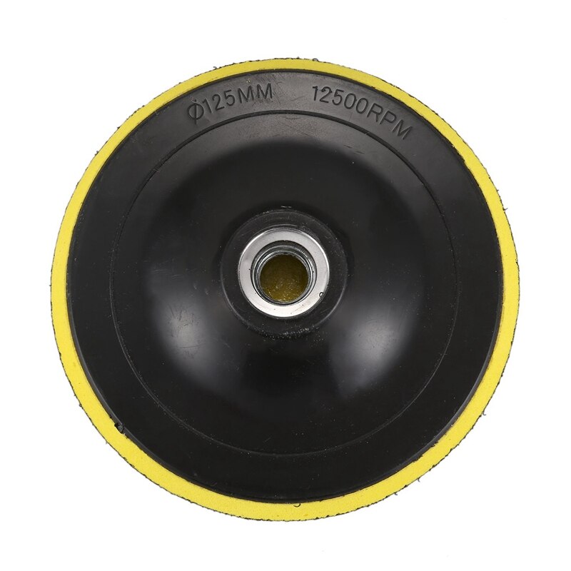 Poleringsunderlagsunderlag slibepadsunderlag  m14 til poleringsmaskine  k1 tråddiameter : 125mm: Default Title
