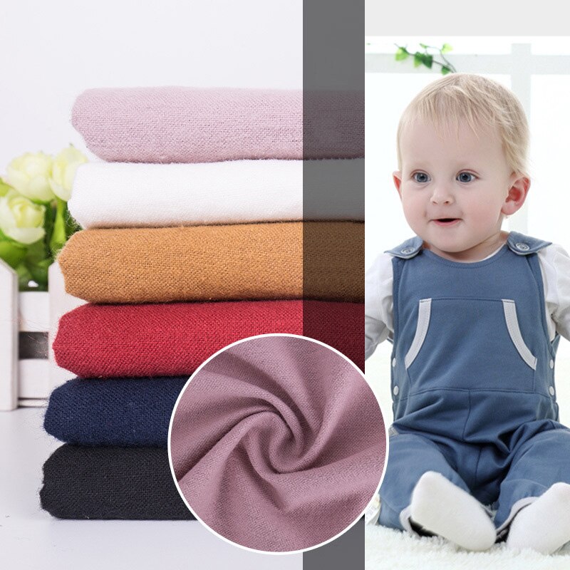 cloth 100% cotton double-sided velvet cotton pajamas flannel fabric for warm clothes coat dress L05