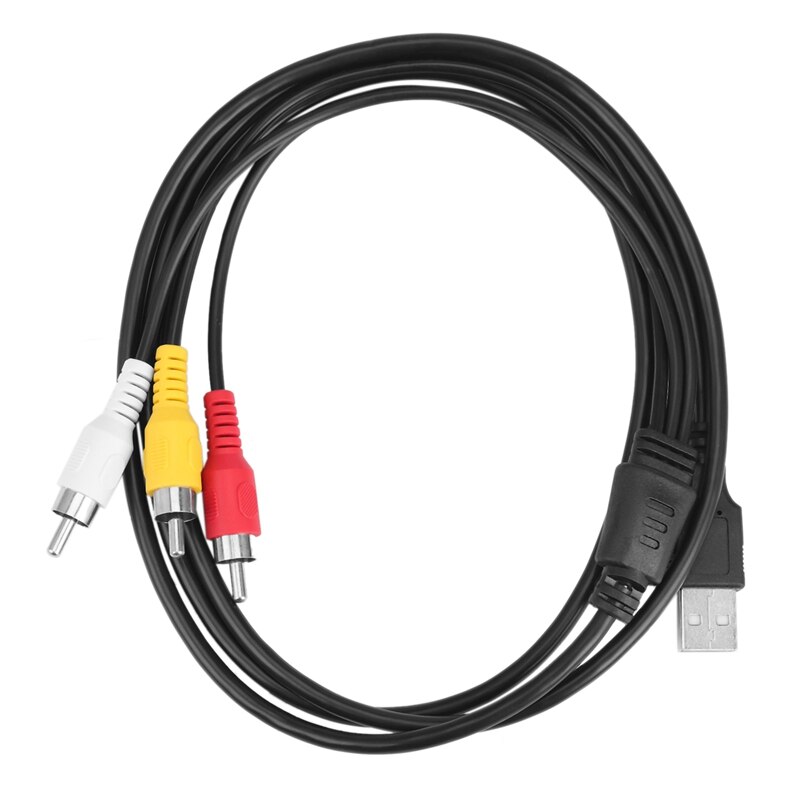 3 RCA to USB Cable