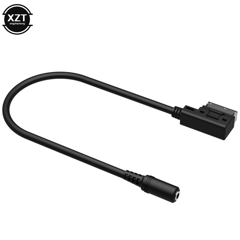 Female 3.5MM Audio Jack To AMI Media AUX IN Interface Cable Adaptor for Mercedes Benz