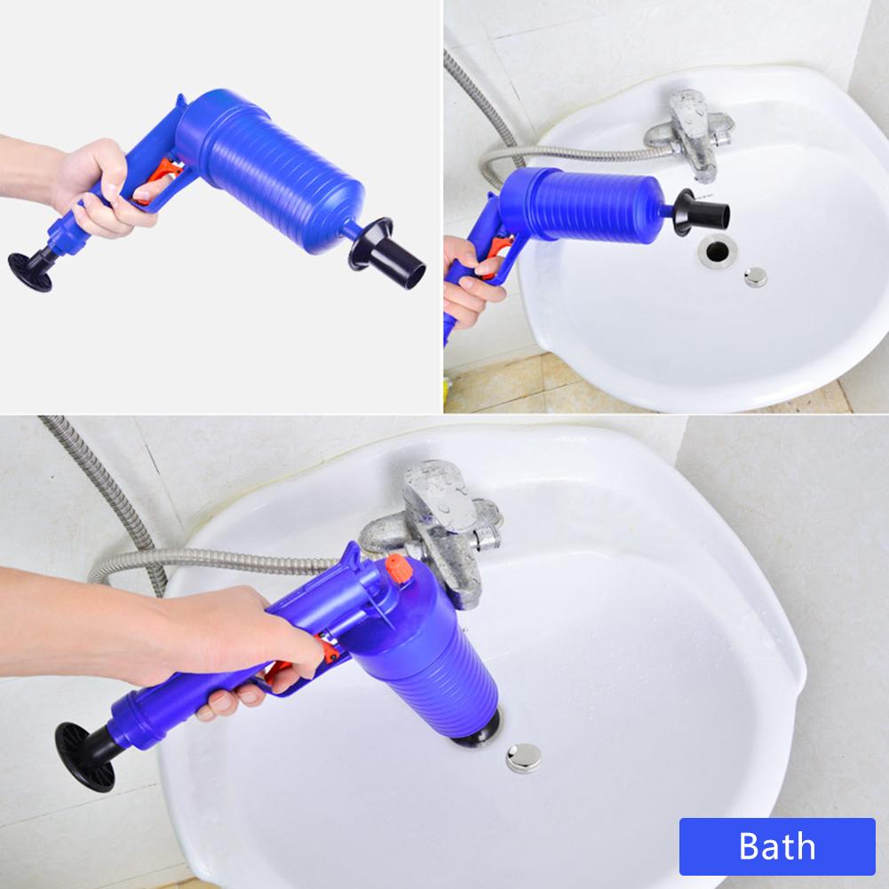 Luchtpomp Druk Pijp Plunger Ontstopper Riool Zinkt Wastafel Pijplijn Verstopt Remover Badkamer Keuken Wc Cleaning Tools