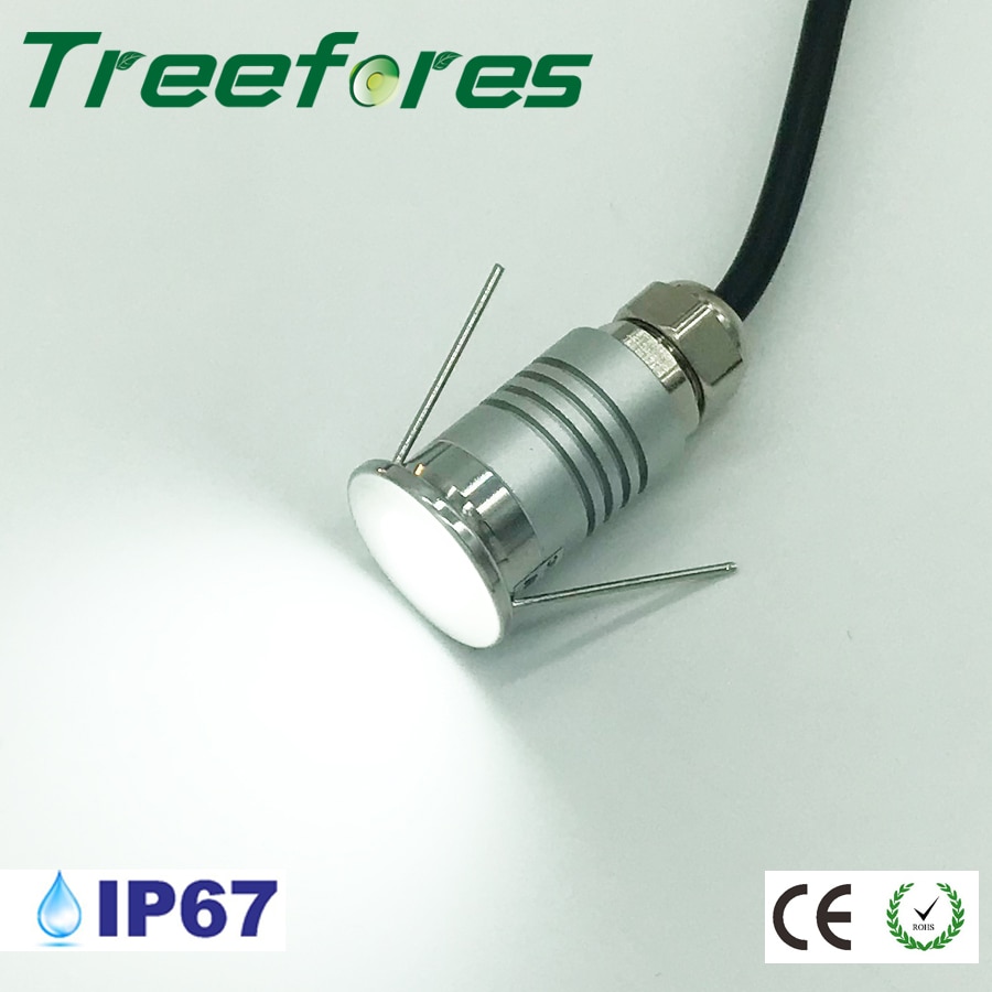 1w led cob spotlight  dc 12v cree mini led spotlight  ip67 utomhus trädgård bastu swimmingpool kommersiell evenemang festbelysning