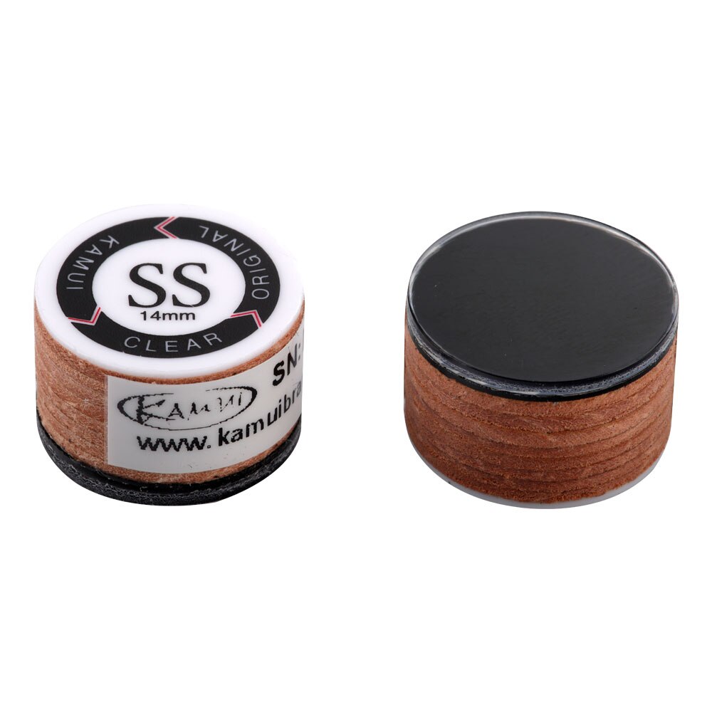 Pointe de billard originale japonaise KAMUI, 11mm/14mm, 6/8 couches H/M/S/SS, 1 pièce, accessoires de billard: SS-clear-14mm-yellow