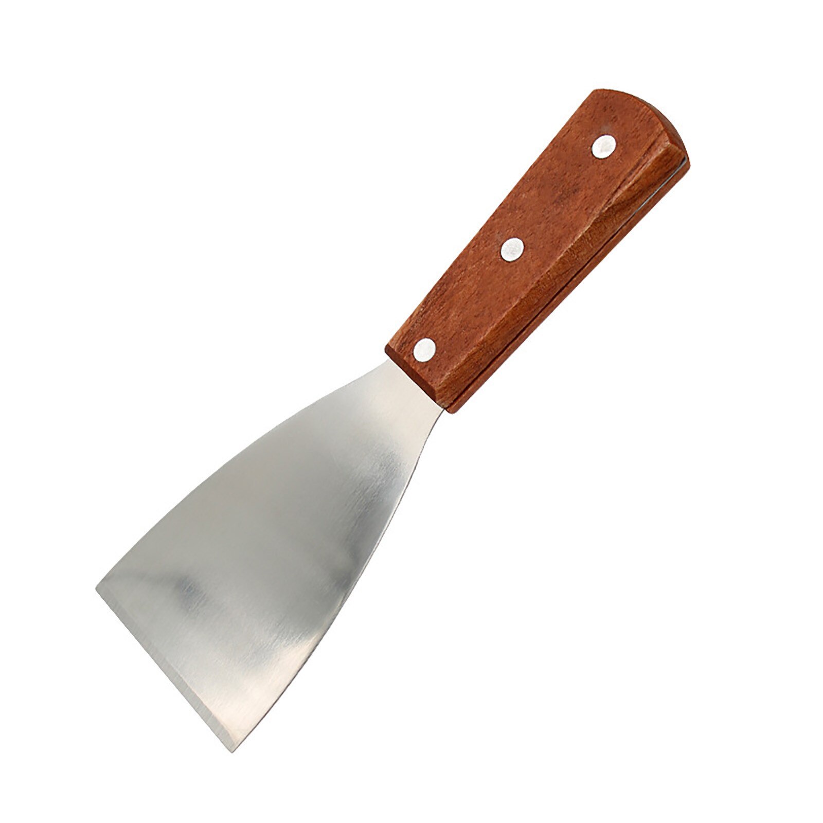 Stainless Steel Steak Spatula Wooden Handle Fried Shovel Pizza Grasping Cutters Spade Pastry BBQ Tools Kitchen Cooking Utensils: D