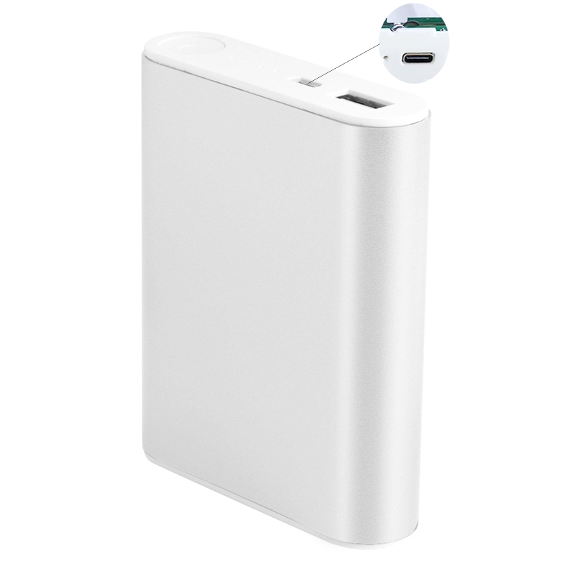 5 Colors Metal Power Bank DIY Kit Storage Case Box Free Welding Suit 4X 18650 Battery 5V 2.1A USB External Charger Smart Phone: silver