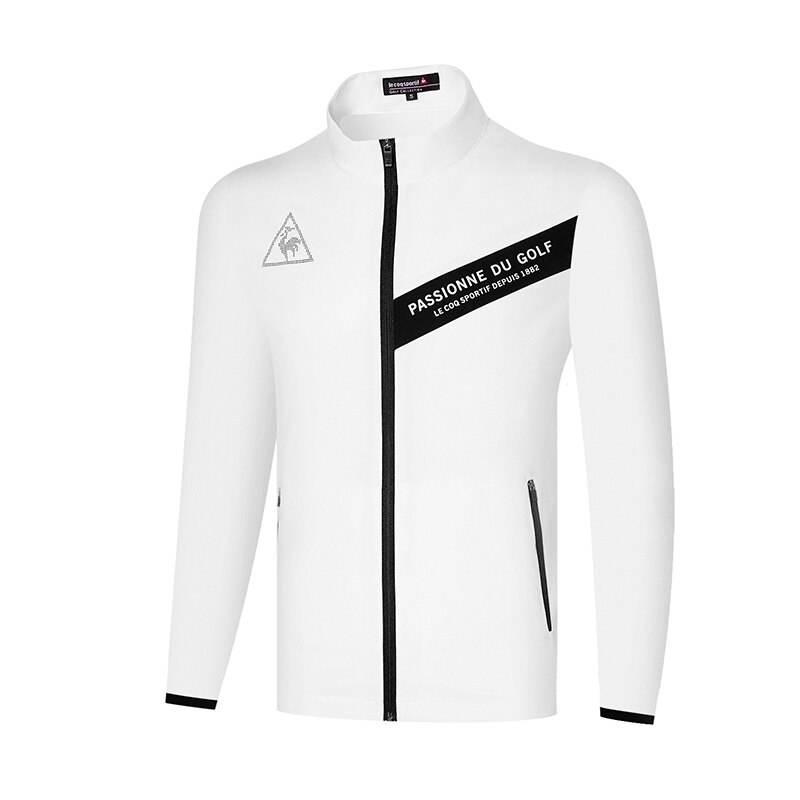 2022 frühjahr Und Sommer Neue Männer Kleidung der Golf Dünne Lange Ärmeln Windjacke Winddicht Schnell Trocknend Weiß Oder Rot Sport jacke: WHITE / XXXL