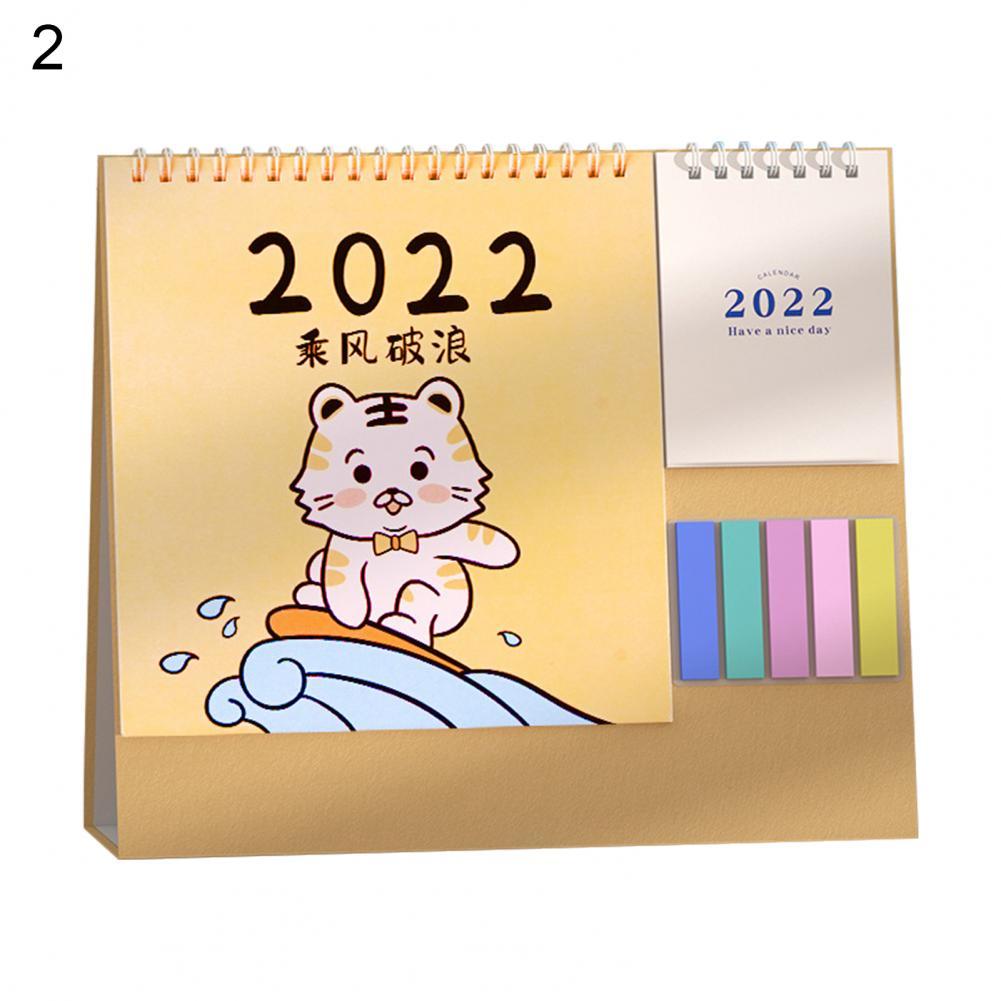 Multi-purpose Kraft Paper Annual Date Week Organizer 2022 Table Planner for Office: 2