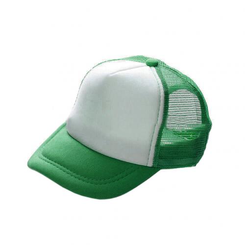 Gorra de béisbol informal de malla Lisa para hombre y mujer, gorro de béisbol con malla lisa, ajustable, Snapback, sombreros para hombres y mujeres, estilo Hip Hop, Unisex, 1 Uds.: Green White