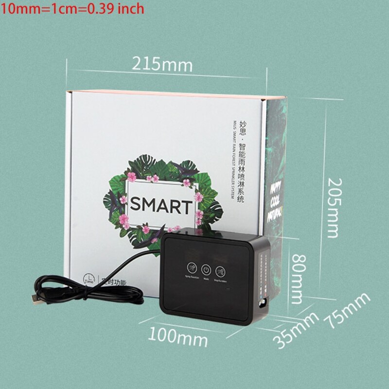 1Pc Intelligente Reptiel Verstuiver Fokken Doos Luchtbevochtiger Elektronische Timer Automatische Spray Systeem Spray Control Spray Systeem