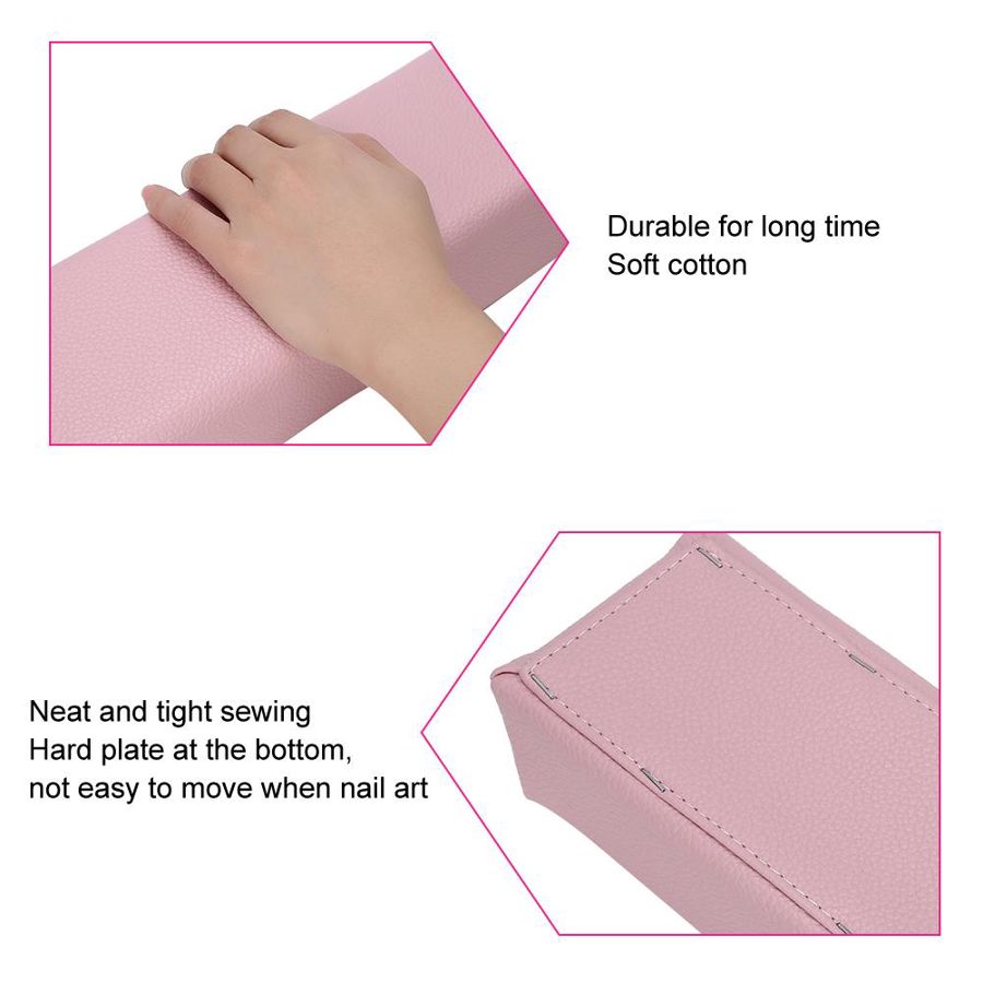 Nail Art doux repose-mains main coussin éponge oreiller lavable manucure Table Salon Nail Art outil Long Nail Art noir rose