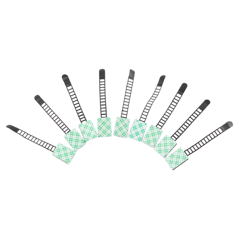 3X Adjustable Cable Holder Set Management, Cable Clips Of Cable Fixing Wire Holder With Adhesive Secured Backing