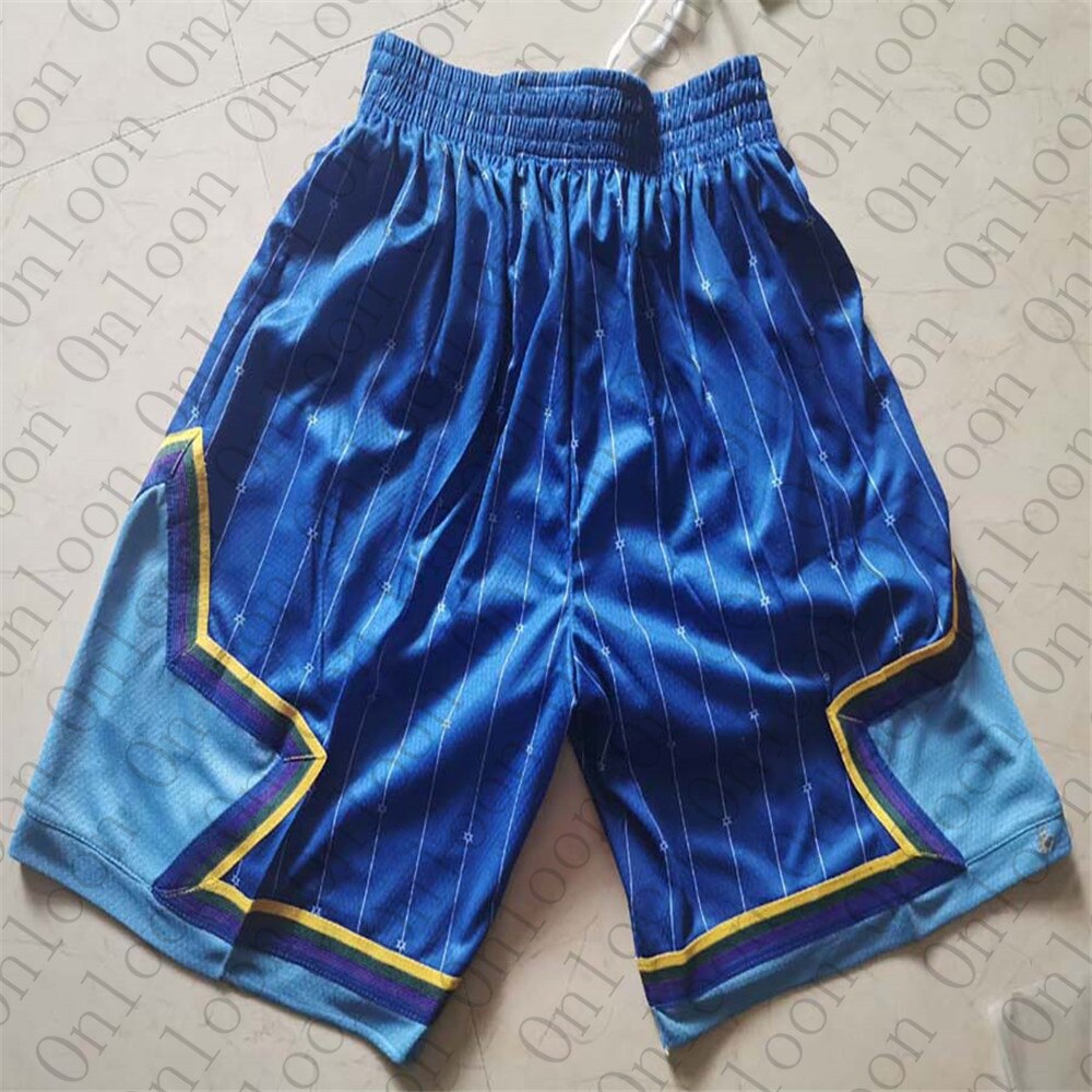 Mens American Basketball Breve Chicago Ricamo Shorts Sport Pantalones Cortos Hombre breve cestino