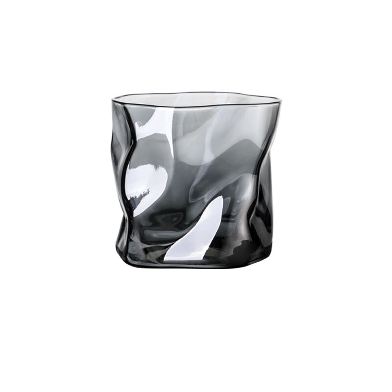 Nodic Origami Shape Glass Cup Glass Transparent Whiskey Glass Home Liquor Spirits Wine Glass Beer Glass Cocktail Glass