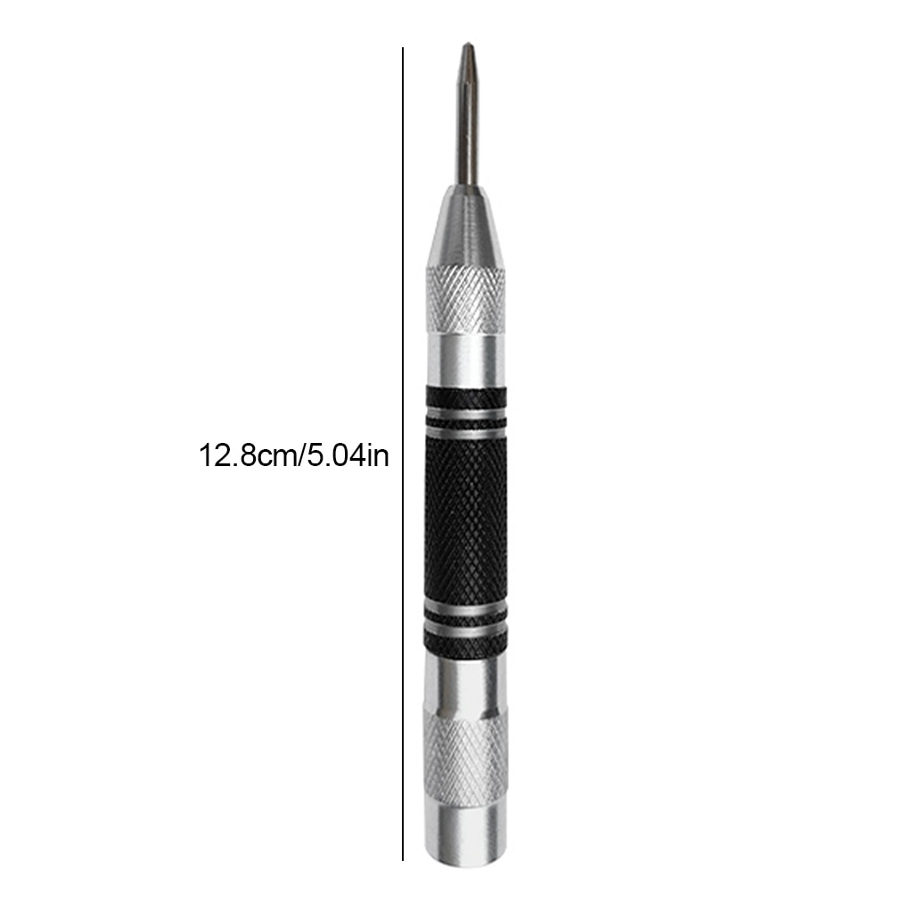Upgrade Automatic Center Pin Spring Loaded Mark Center Punch Tool Wood Indentation Mark Woodworking Tool Bit Punch Needle