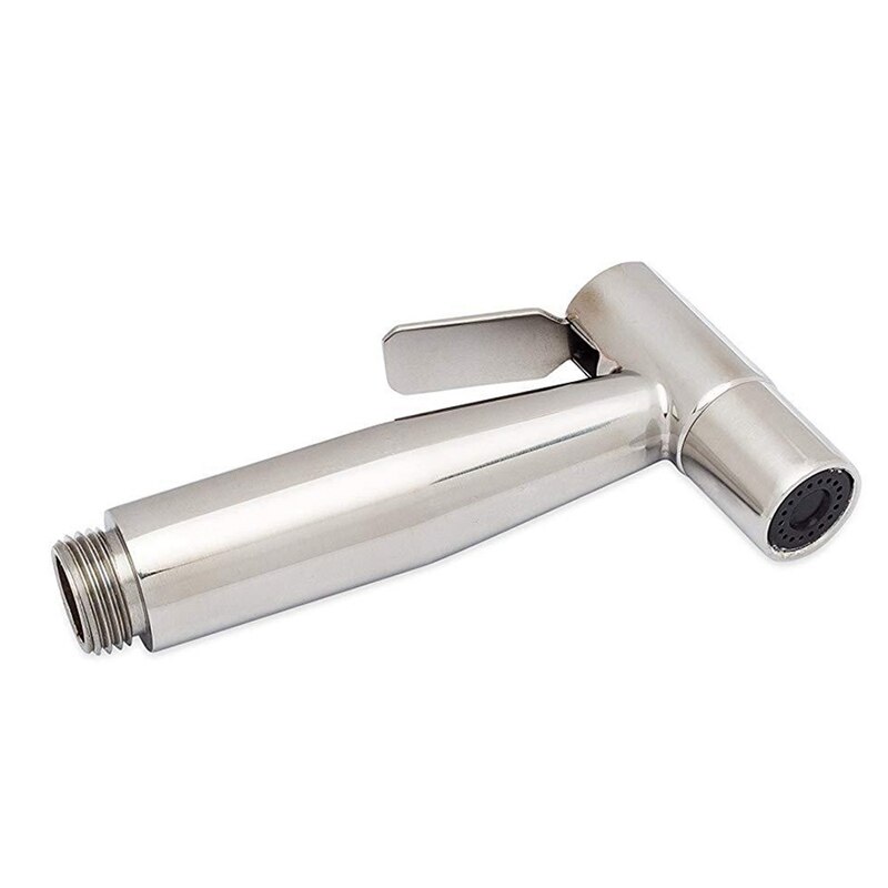 Roestvrijstalen toilet handbediende bidet kraan sproeier bidet set sproeier toilet spray voor badkamer zelf