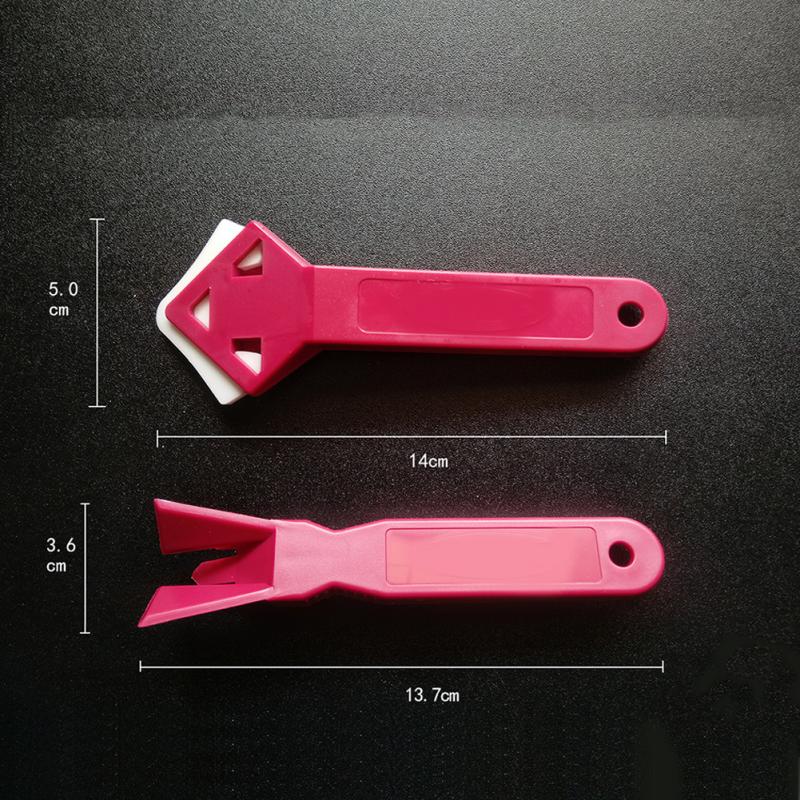 2 Pcs Window Door Silicone Glass Cement Scraper Tool Caulking Finishing Sealant Grout Remover Silicone Spreader Spatula Tool