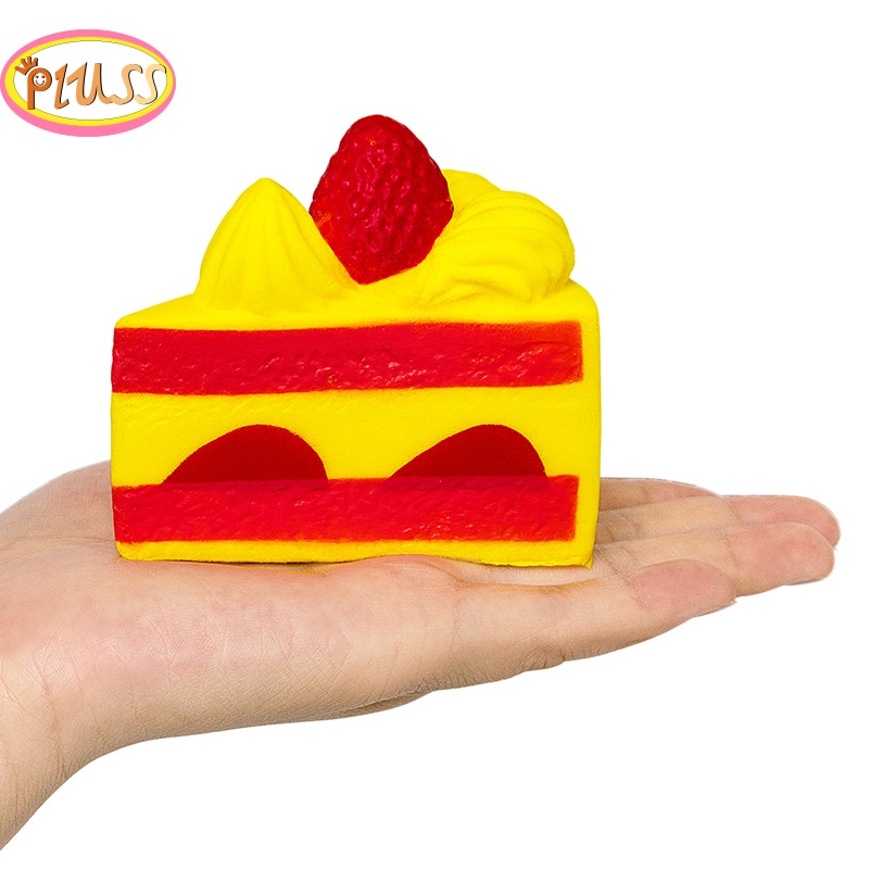 Jumbo Cake Leuke Squishy Langzaam Stijgende Simulatie Brood Geurende Zachte Squeeze Toy Stress Relief Voor Kid Xmas