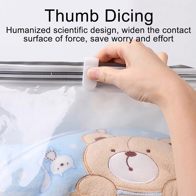 Vacuum Compression Bag Suction-Free Storage Bag Thickened Three-Dimensional Clothes Sorting And Packing Household Vacuum Bag