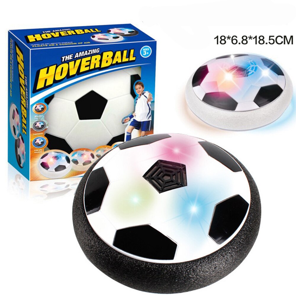 Factory verkoop LED Licht Knippert Zweven Air Power Voetbal Bal Voetbal Speelgoed Disc Zweefvliegen Game Speelgoed Kid Chidren