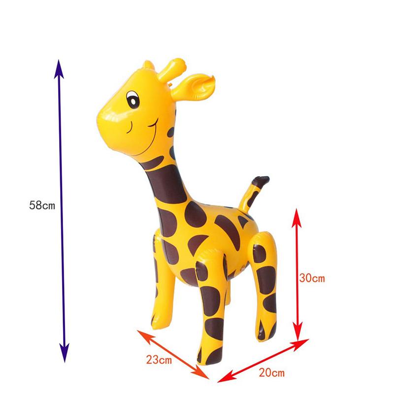 2pz Bello Decorativo Gonfiabile in PVC Palloncini Giraffa palloncini Giocattoli A Forma di Animale Gonfiabile Giocattoli per I Bambini Adulti