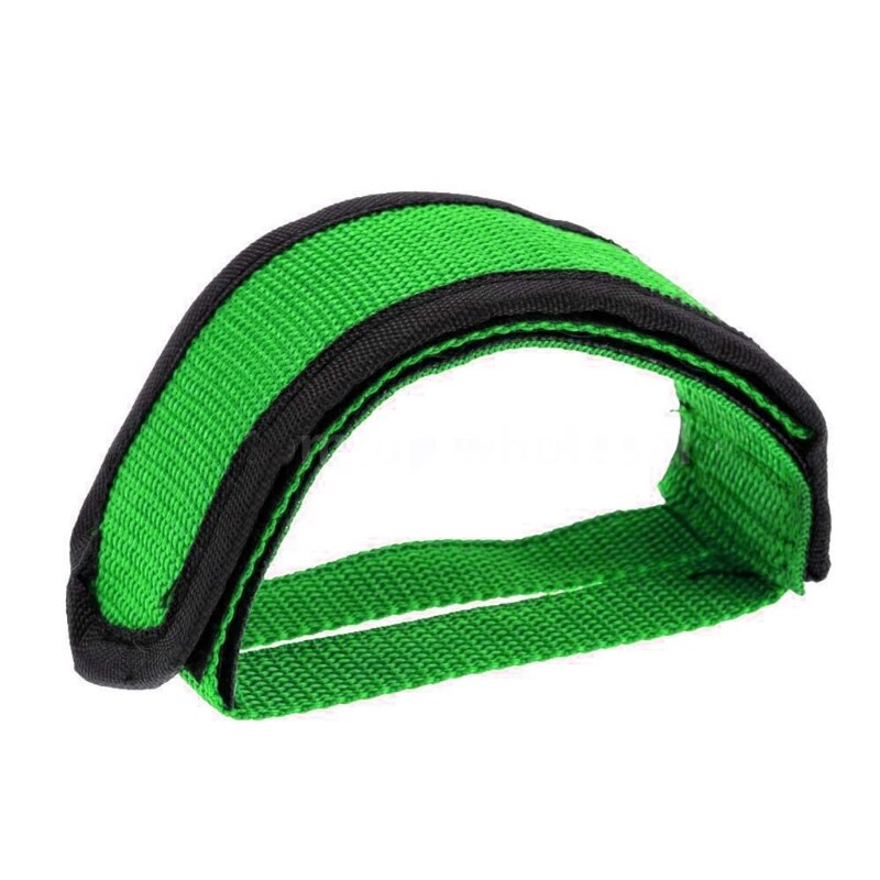 Bicycle Pedal Straps Toe Clip Foot Strap Belt Adhesive Fixed Gear Tape Universal Strong Anti-skid Bike Cycling Cover: Green