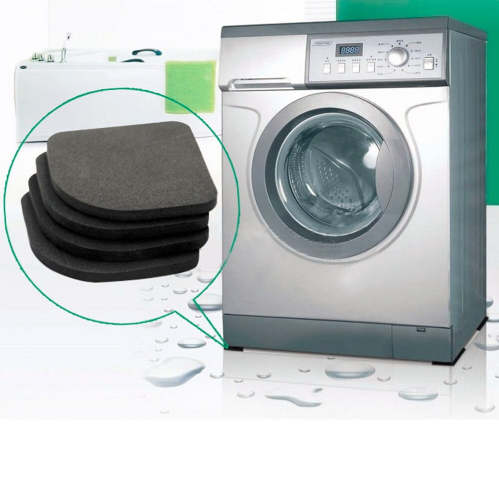 4 stuks Multifunctionele Koelkast Anti-vibratie Pad Mat Voor Wasmachine Shock Pads Antislipmatten Set Badkamer accessoires