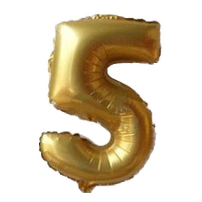 16 tommers aluminiumsfilm arabisk digitalt gull sølv ballonger 0-9 festdekorasjoner nyttige og gjør-det-selv-nummerballonger