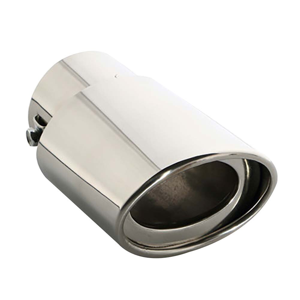 Embout de silencieux d&#39;échappement universel rond en acier inoxydable, pour voiture Peugeot 308 508 3008 4008 6008 301 206 307 406 407 207 208: Straight