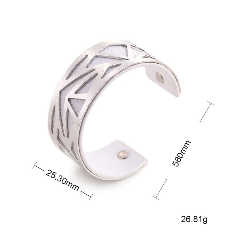 16 cores manguito pulseira de couro slivery ouro cor pulseira georgette indiano jóias pulseiras amor pulseiras para mulher femme vimio