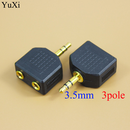 3.5mm/6.35 honkontakter  to 2 rca-hankontakter f/m eller m/f-hankontakter  to 2 dubbel rca-honkontakter av-stereoljudadapter y-kontakt splitterkontakt: Röd