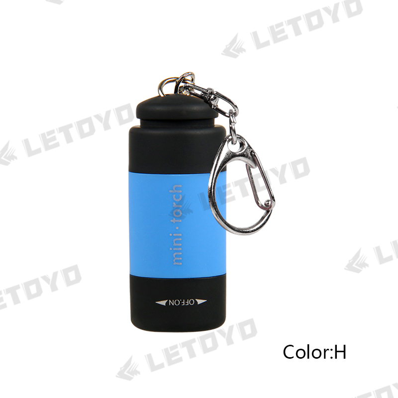 LETOYO UV USB linternas Led Mini luz portátil recargable linterna impermeable para plantilla de calamar plantilla de metal herramientas de pesca de mar: Negro