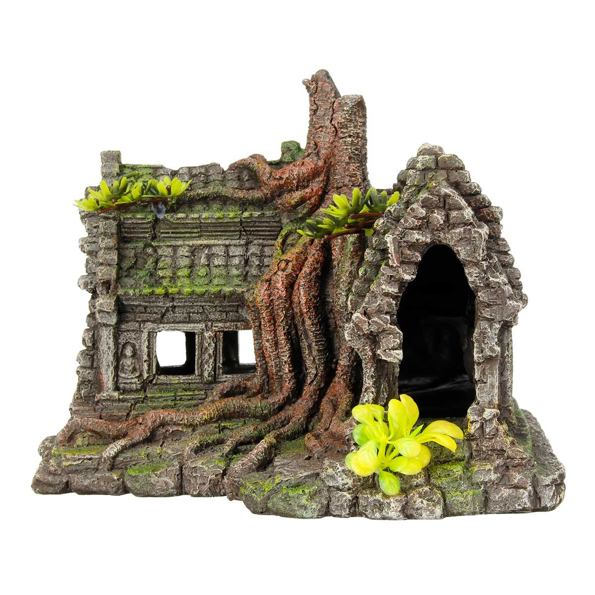 Hars boomhut aquarium landschapsdecoratie thuis aquarium schuilplaats grot ornament decoratie aquarium ornament aquarium decoratie