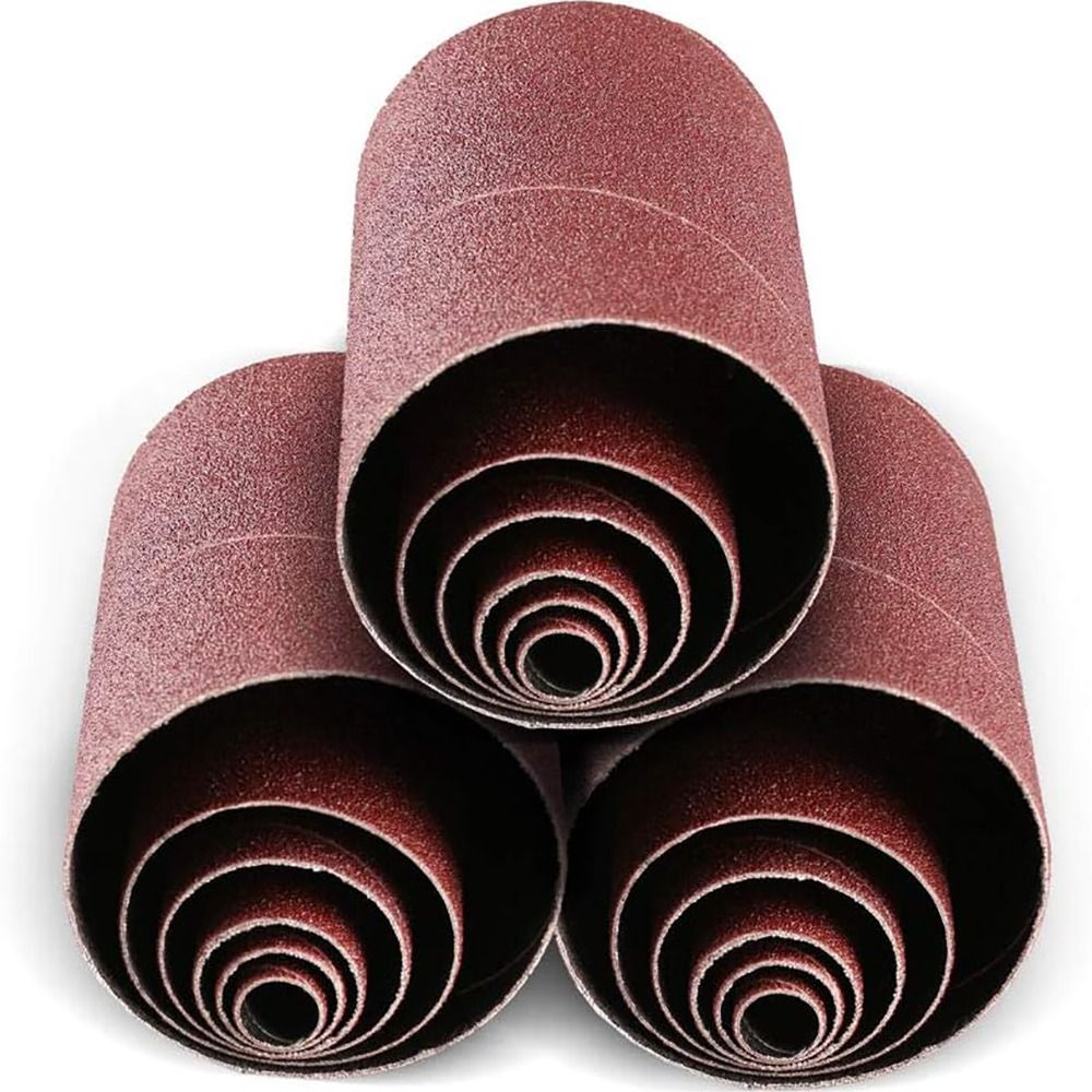 6 stücke Zubehör Universal Spindel Schleif hülsen polieren 80 # Schleif trommel Kit langlebige 120 # Schleif werkzeuge