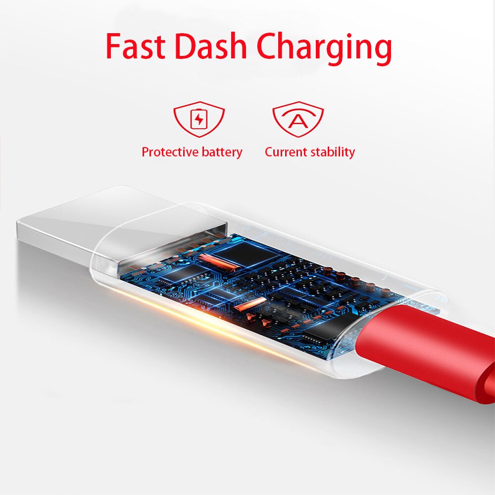 Oneplus 3T 3 5T 5 6T 6 Dash Ladegerät Kabel USB Typ C Dash Kabel Typ- C 4A Schnelle Lade Power Daten Kabel 100 cm/150 cm/200 cm