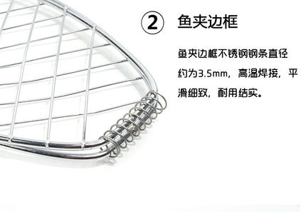 Non-stick Fish Grilling Basket w/Wood Handle Barbe... – Grandado