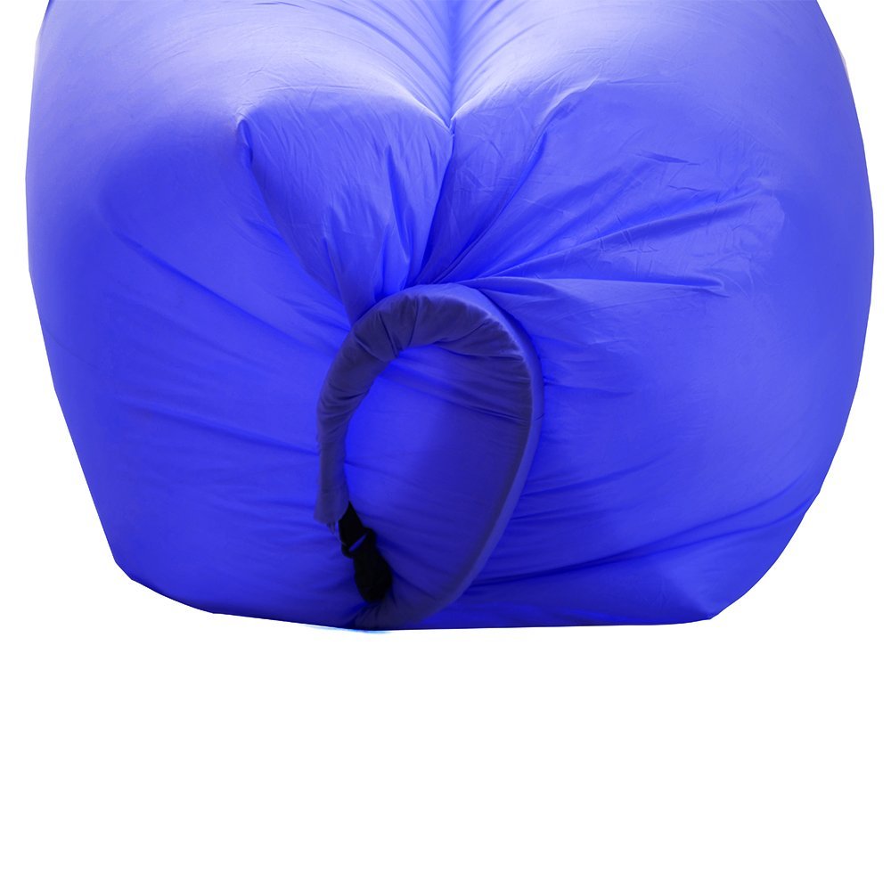 Canapé gonflable banane canapé lumière sac de couchage étanche air camping canapés de couchage adulte plage chaise longue pliage rapide